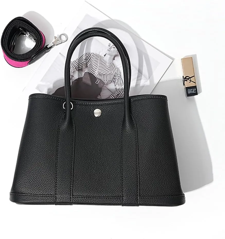 Portable Cowhide tote for women,Women's Bag Garden,Genuine Leather Tote Bag Leather Crossbody Bag