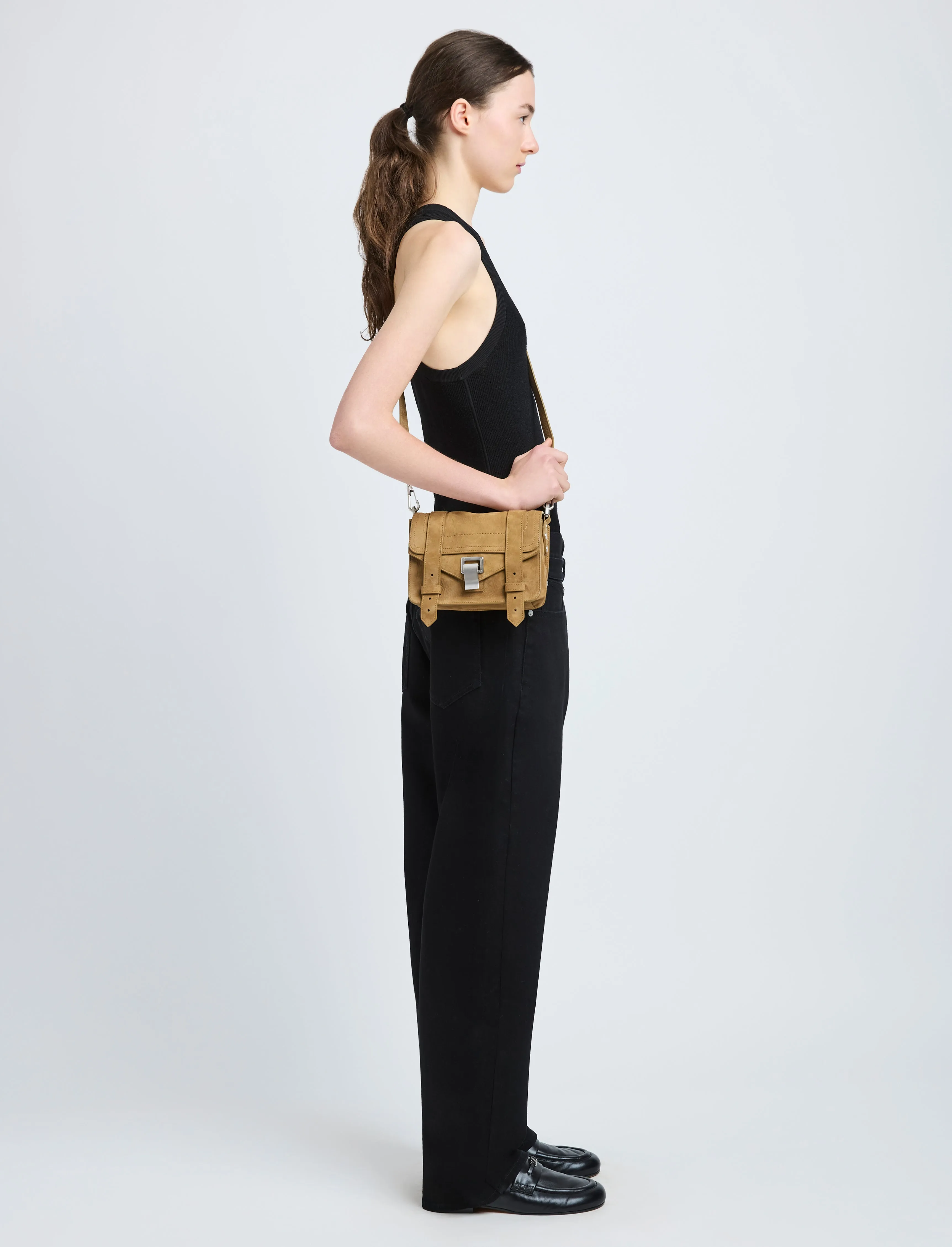 PS1 Mini Crossbody Bag in Nubuck Calf