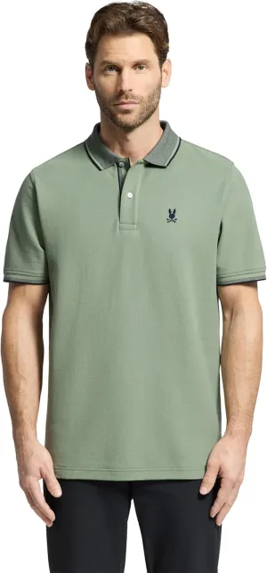 Psycho Bunny Evandale Oxford Collar Pique Polo