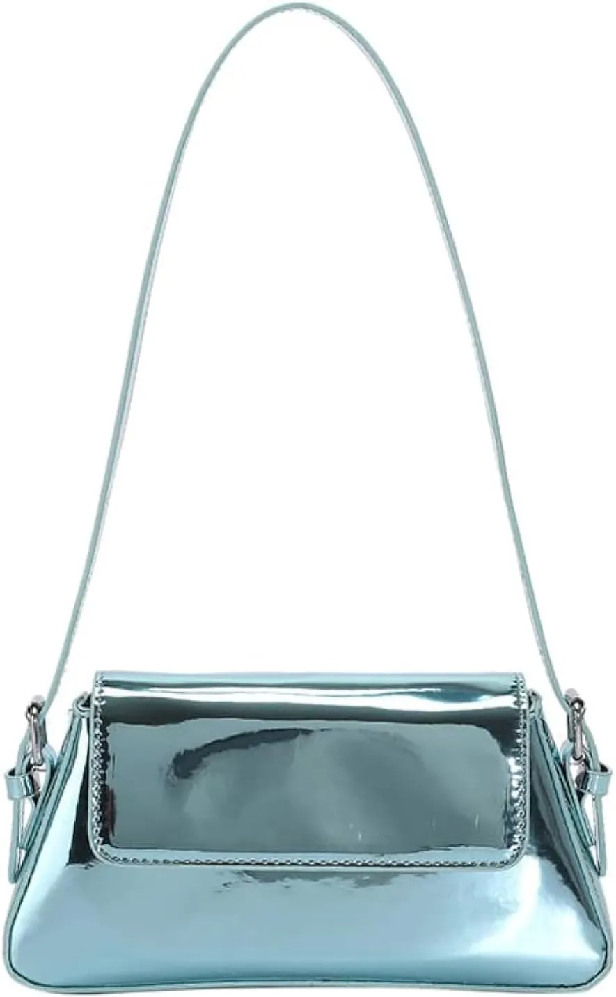 Pu Patent Leather Evening Bag For Women Hobo Bag Tote Handbag Satchel Cute Party Clutch Shoulder Crossbody Purse