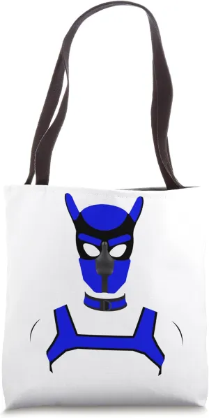 Puppy Play Pups Gay Pride Blue Tote Bag