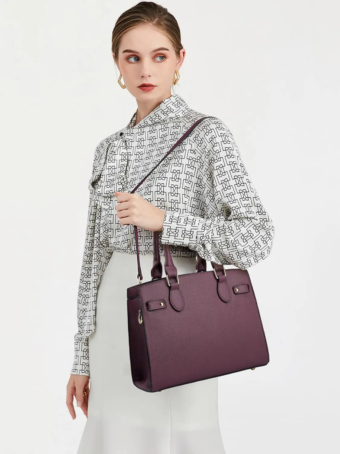 Purses and Handbags for Women Satchel Fashion Ladies Top Handle Shoulder Tote Bags