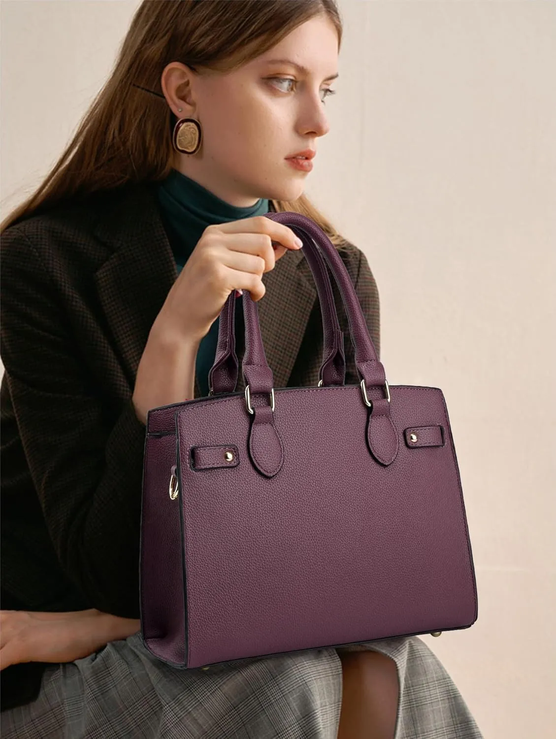 Purses and Handbags for Women Satchel Fashion Ladies Top Handle Shoulder Tote Bags