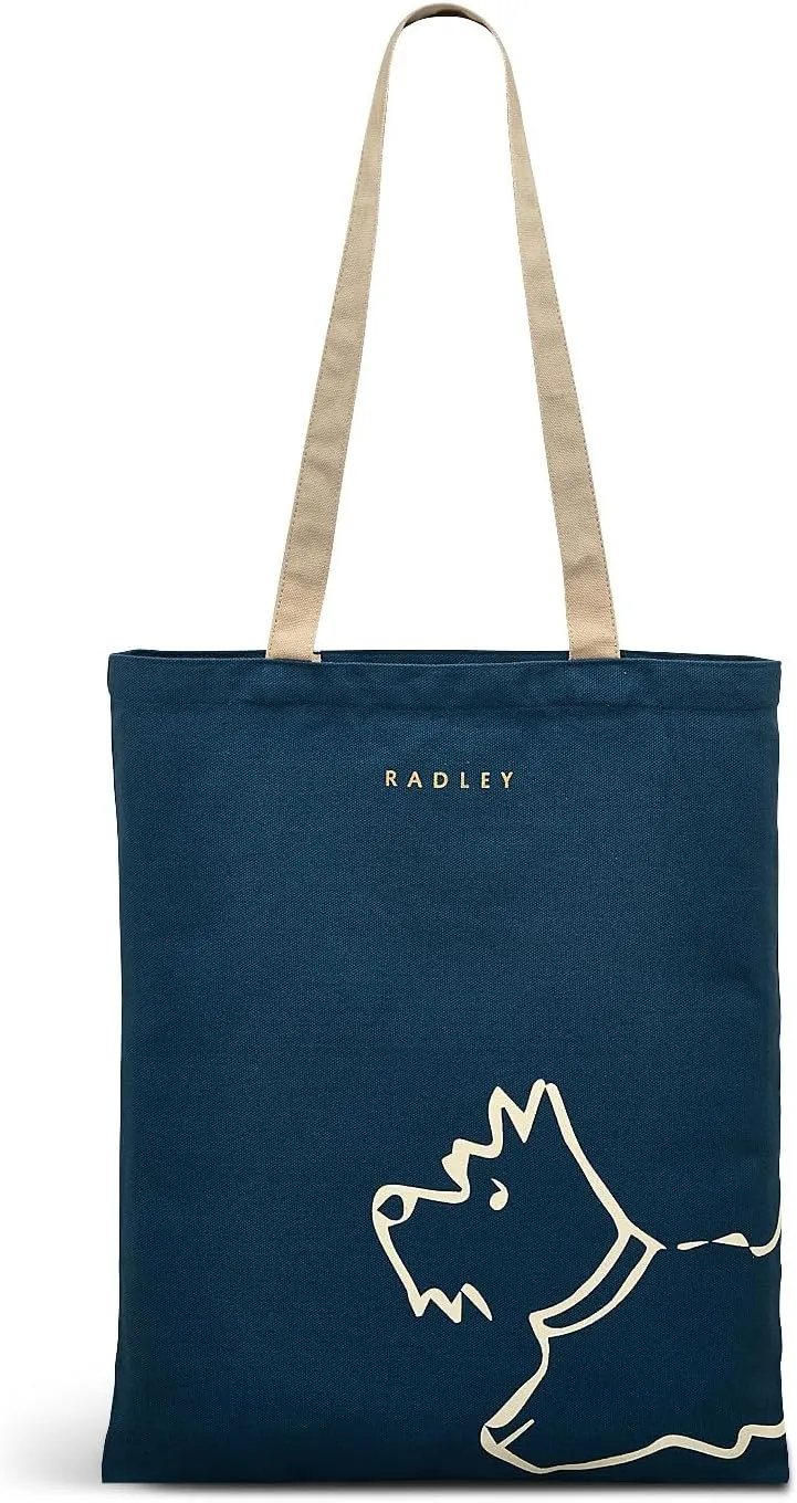 RADLEY London Icon Responsible Medium Open Top Reusable Recycled Canvas Tote Bag