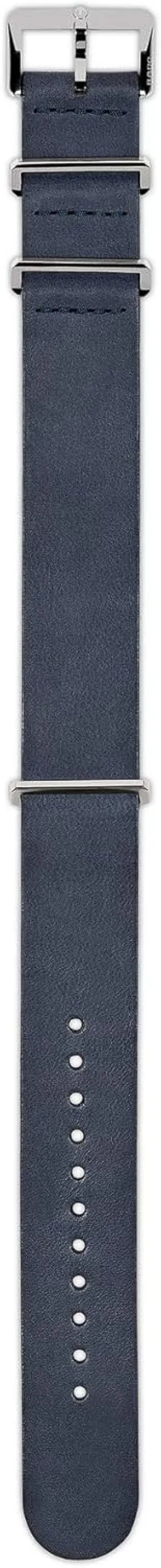 Rado Captain Cook 42mm Blue Leather NATO Strap