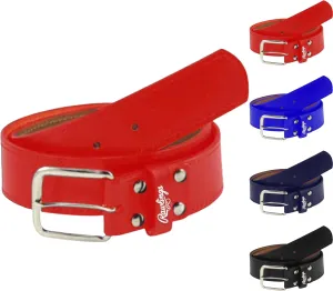 Rawlings | PRO LEATHER Baseball Belt | Adult Sizes | Multiple Colors
