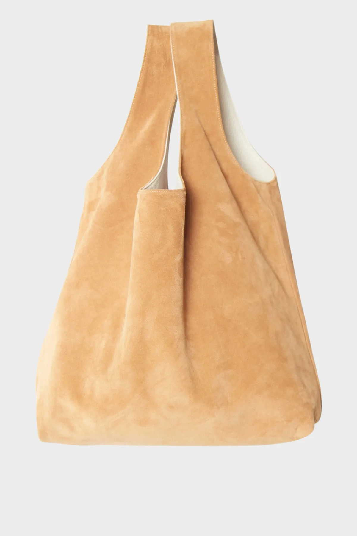 Reversible Sack Tote Bag in Grain Red