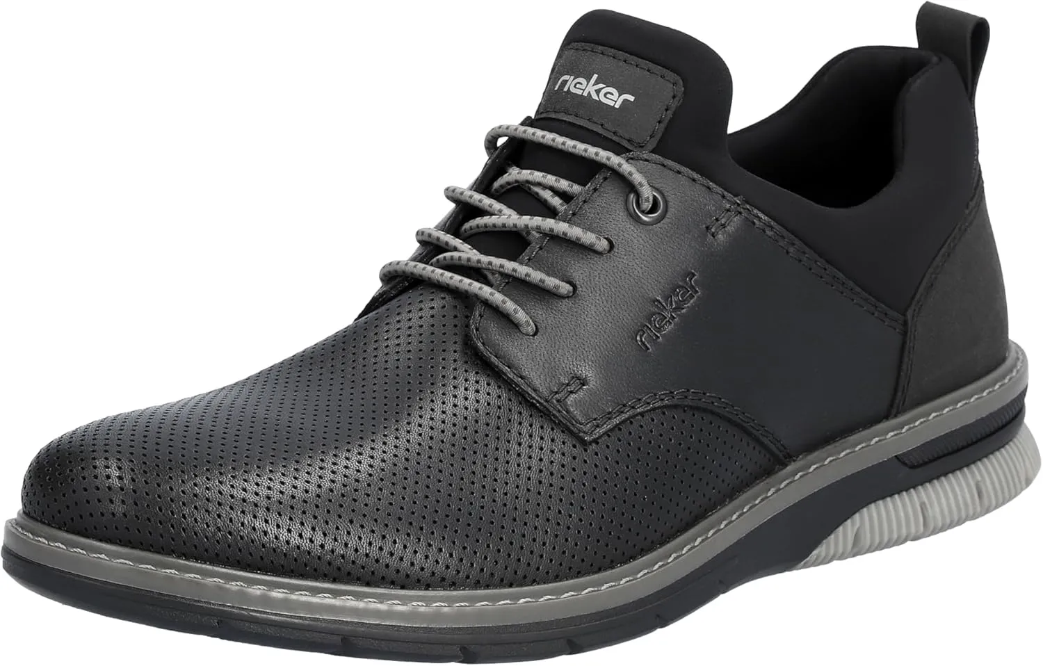 Rieker Men's Low-Top Trainers 14450, Men's Low Shoes, black, 10 Men