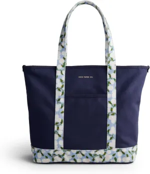 RIFLE PAPER CO. Canvas Carry All for Beach, Gym, Travel and More, Shoulder Bag for Women, 10" Handle Drop Length