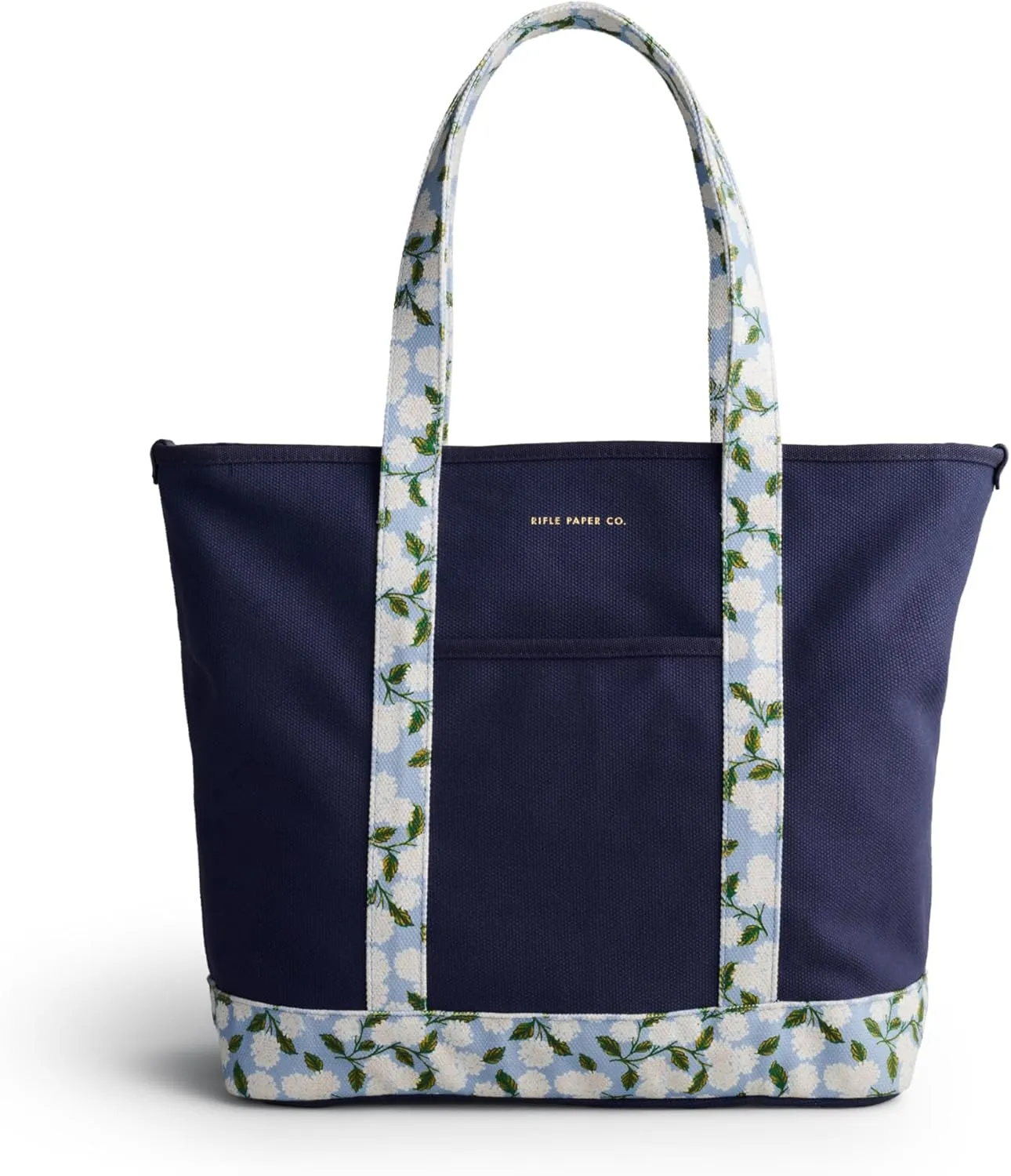 RIFLE PAPER CO. Canvas Carry All for Beach, Gym, Travel and More, Shoulder Bag for Women, 10" Handle Drop Length