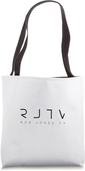 Rob Jones TV Logo Design Tote Bag
