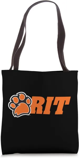 Rochester Institute of Technology RIT Paw Logo Tote Bag