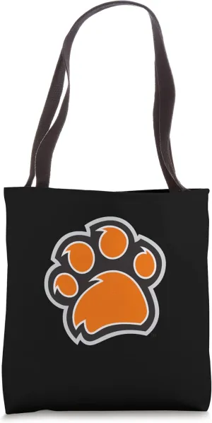 Rochester Institute of Technology Tigers Paw Logo Tote Bag