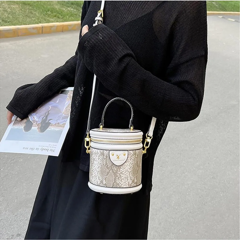 RTGGSEL Quilted Lattice Crossbody Shoulder Bags for Women Small Tote Square Satchel Handbags Purse with Bunny Doll Pendant