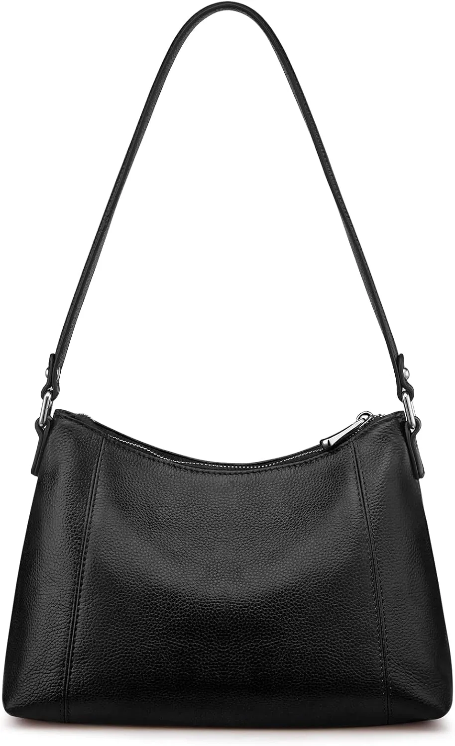 S-ZONE Leather Purses for Women Shoulder Hobo Bags and Small Handbags with Outside Pocket