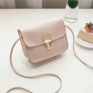 sac Fashion Famous Bundle deal Solid Lock Crossbody Cover Shoulder Bag Women Woman Bags Valentine's Day discount Messenger beach Brands Women Phone Color 2018 Bag