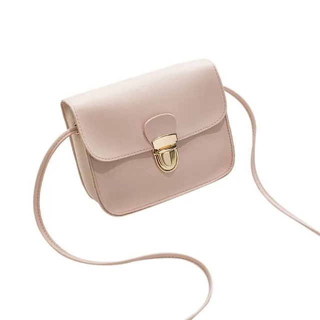 sac Fashion Famous Bundle deal Solid Lock Crossbody Cover Shoulder Bag Women Woman Bags Valentine's Day discount Messenger beach Brands Women Phone Color 2018 Bag