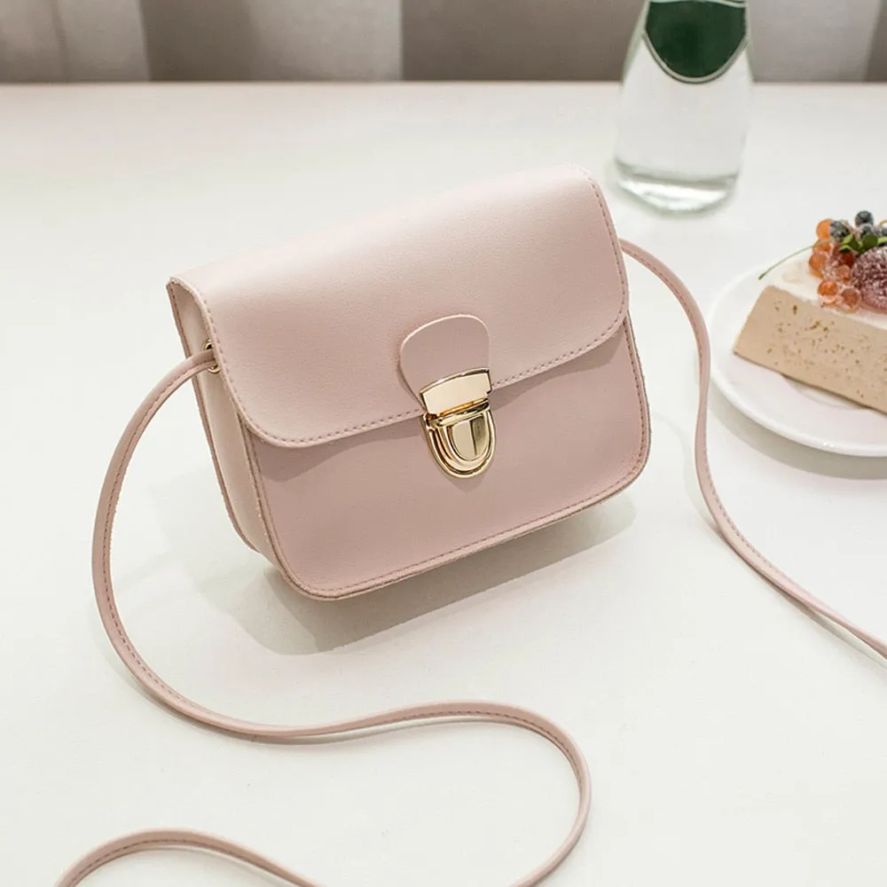 sac Fashion Famous Bundle deal Solid Lock Crossbody Cover Shoulder Bag Women Woman Bags Valentine's Day discount Messenger beach Brands Women Phone Color 2018 Bag