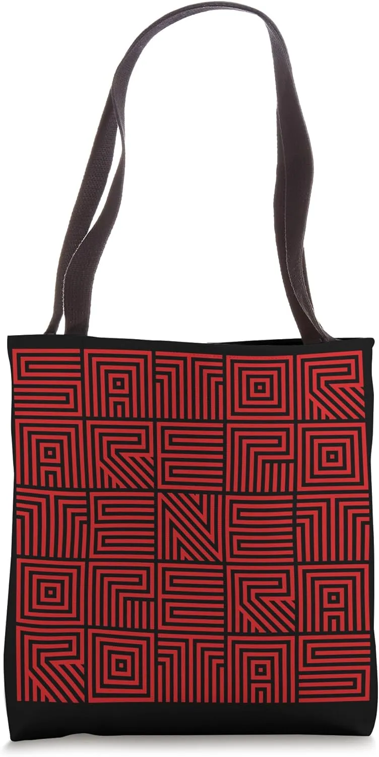 SATOR AREPO TENET OPERA ROTAS Tote Bag