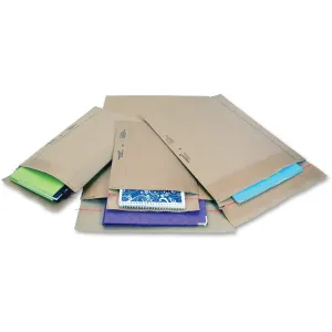 Sealed Air 64775 Jiffy Padded Peel & Seal Mailer, #2, 8 1/2 x 12, Natural Kraft, 25/Carton