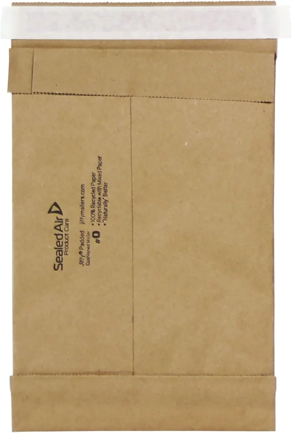 Sealed Air Jiffy Padded Shipping Mailers, Case of 250, Self Seal Heavy Duty Recycled Cushioned Mailing Envelope, #0-6" x 10", Kraft