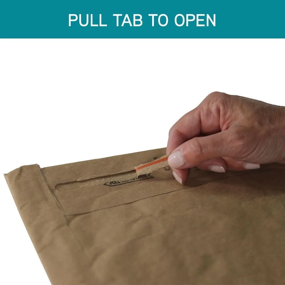 Sealed Air Jiffy Padded Shipping Mailers, Case of 250, Self Seal Heavy Duty Recycled Cushioned Mailing Envelope, #0-6" x 10", Kraft