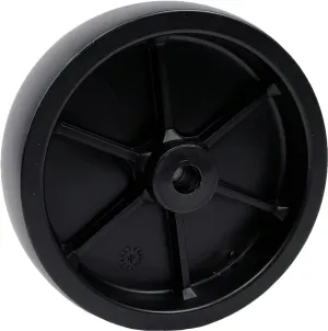 SeaSense 6? REPLACEMENT JACK WHEEL, BLACK, 6"