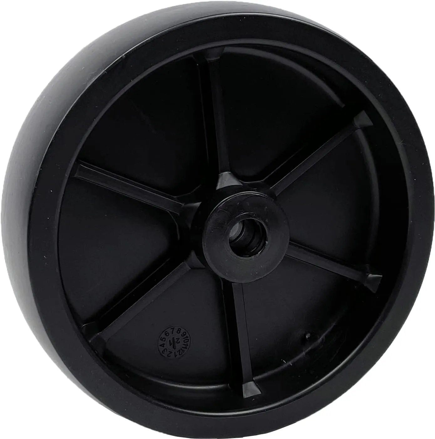 SeaSense 6? REPLACEMENT JACK WHEEL, BLACK, 6"