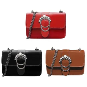 Secure shipping Chain Summer clearance Long Bag Bright PU Leather Bag Sling