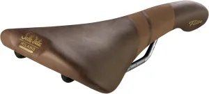 Selle Italia Flite Bullitt Vintage Saddle: Brown, L1