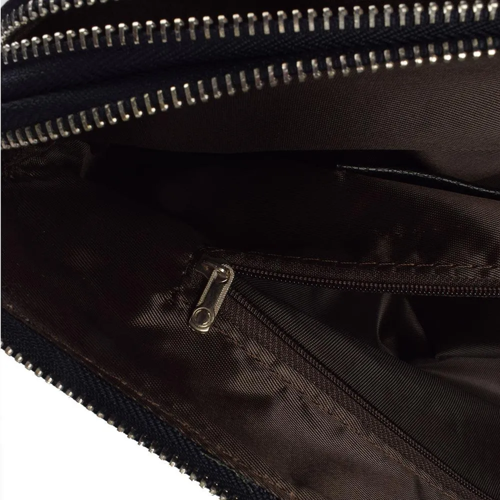 SEPTGROOS CROCODILE PATTERN BUSINESS TRAVEL SHOULDER BAG