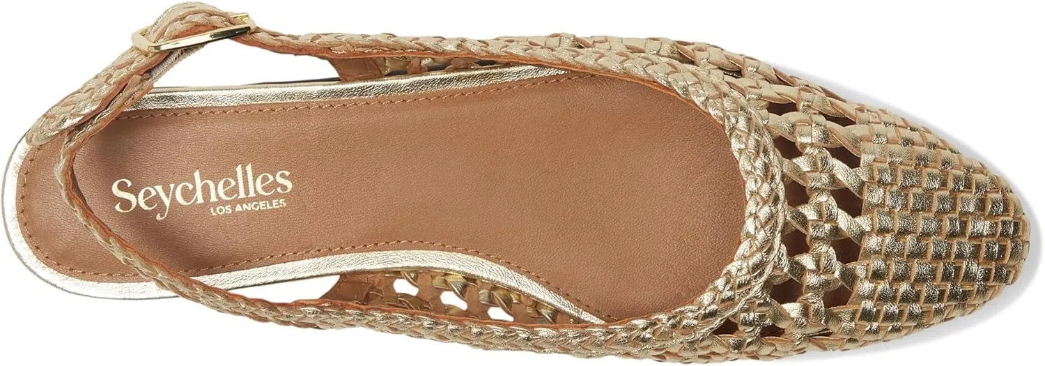 Seychelles Women's Avalon Metallic Leather Ballet Flat