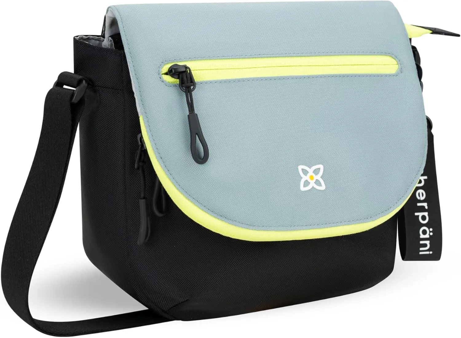 Sherpani Milli, Nylon Flap Crossbody Purse, Medium Shoulder Bag, Travel Crossbody Bags for Women, RFID Protection