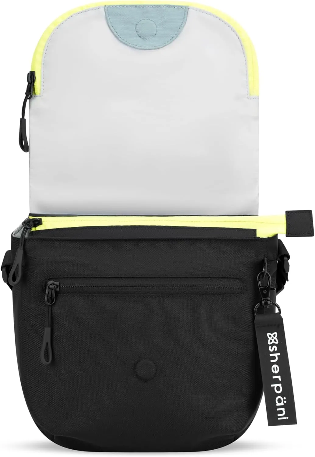 Sherpani Milli, Nylon Flap Crossbody Purse, Medium Shoulder Bag, Travel Crossbody Bags for Women, RFID Protection