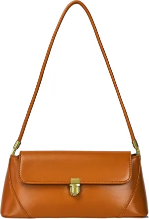 Shoulder Bag for Women Vintage Purse Leather Handbags Small Tote Bags with Buckle Closure