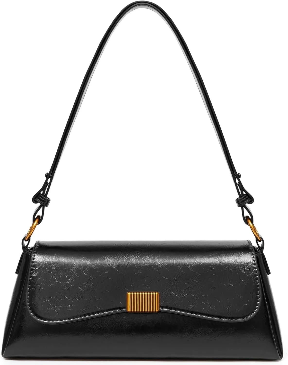 Shoulder Bag for Women Y2K Trendy Underarm Purse， Vegan Leather Clutch Hobo Handbags