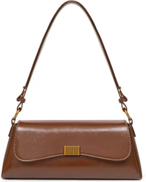 Shoulder Bag for Women Y2K Trendy Underarm Purse， Vegan Leather Clutch Hobo Handbags