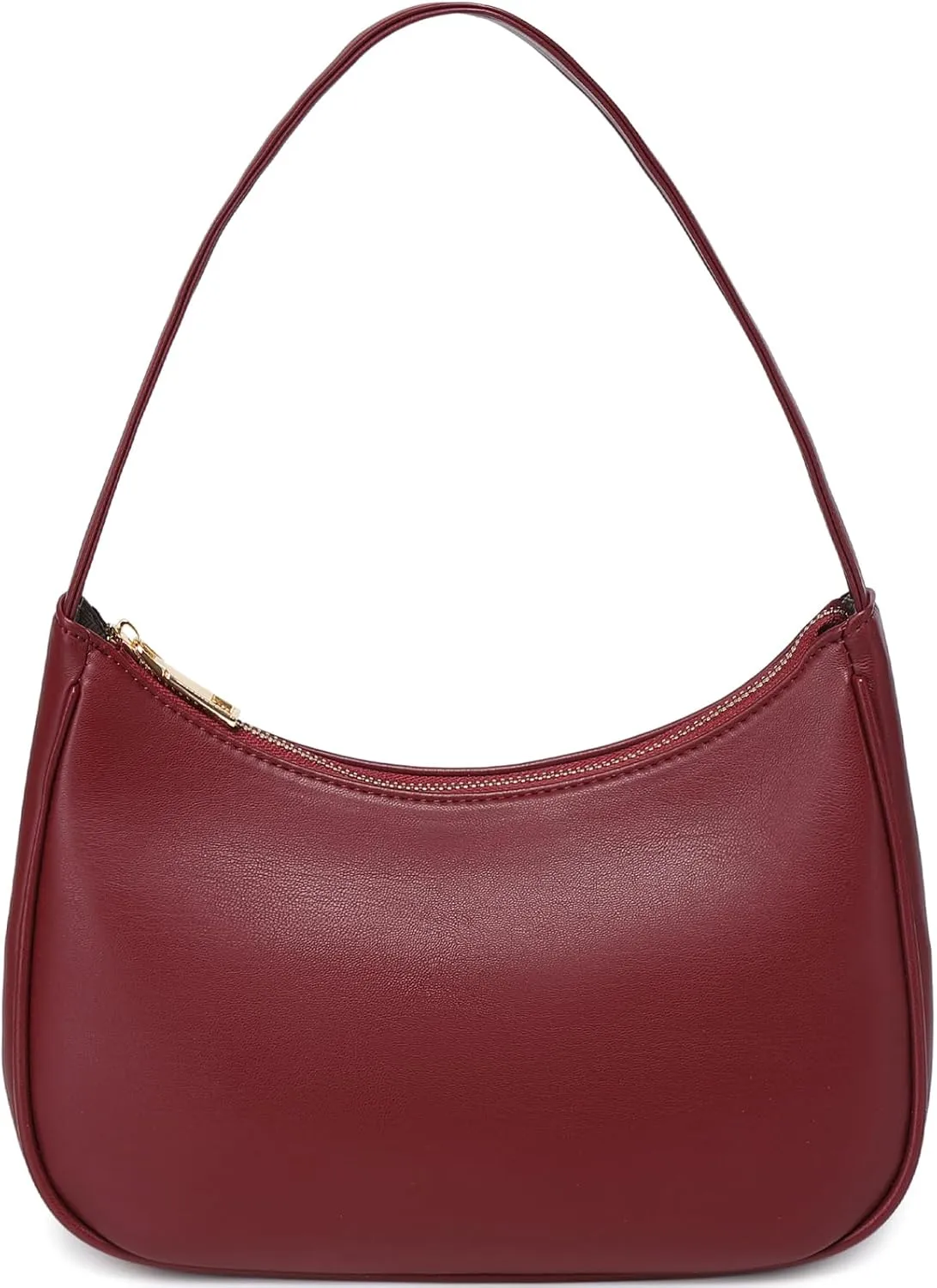 Shoulder Bags for Women, Cute Hobo Tote Handbag Mini Clutch Purse with Zipper Closure
