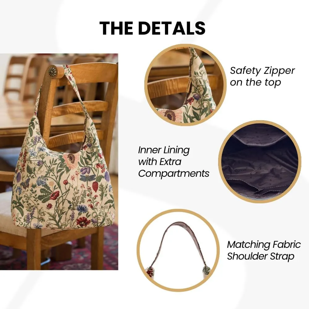 Signare Tapestry Hobo Shoulder bag Slouch Purse For Women