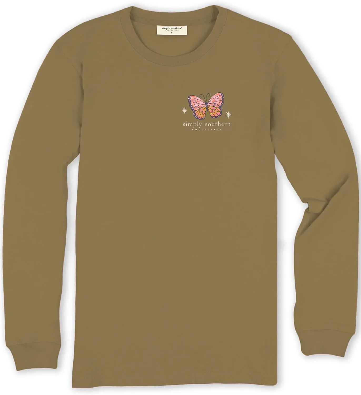 Simply Southern I'm Pretty Cool But I Cry A Lot - Butterflies - Adult Long Sleeve