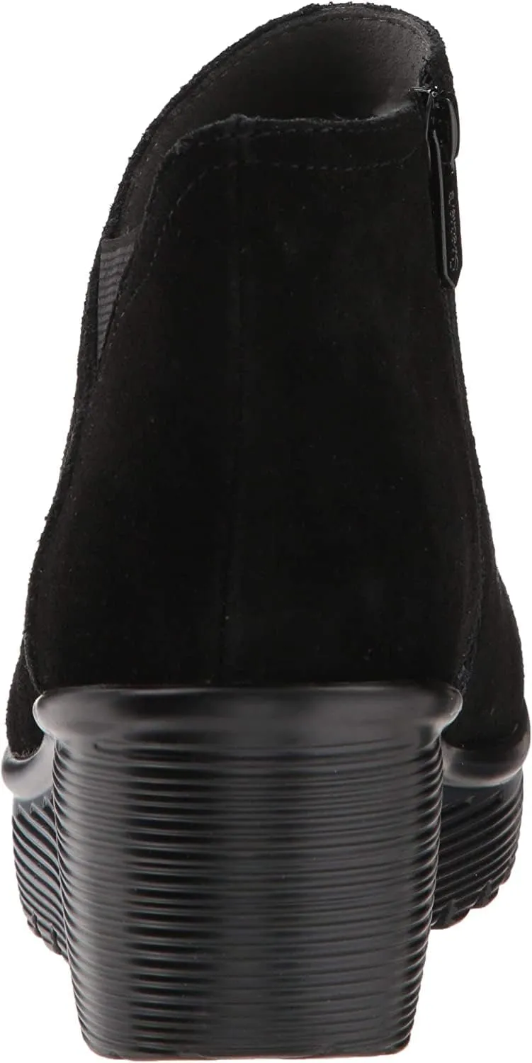 Skechers Women's Parallel Ditto Asymmetrical Collar Suede Bootie