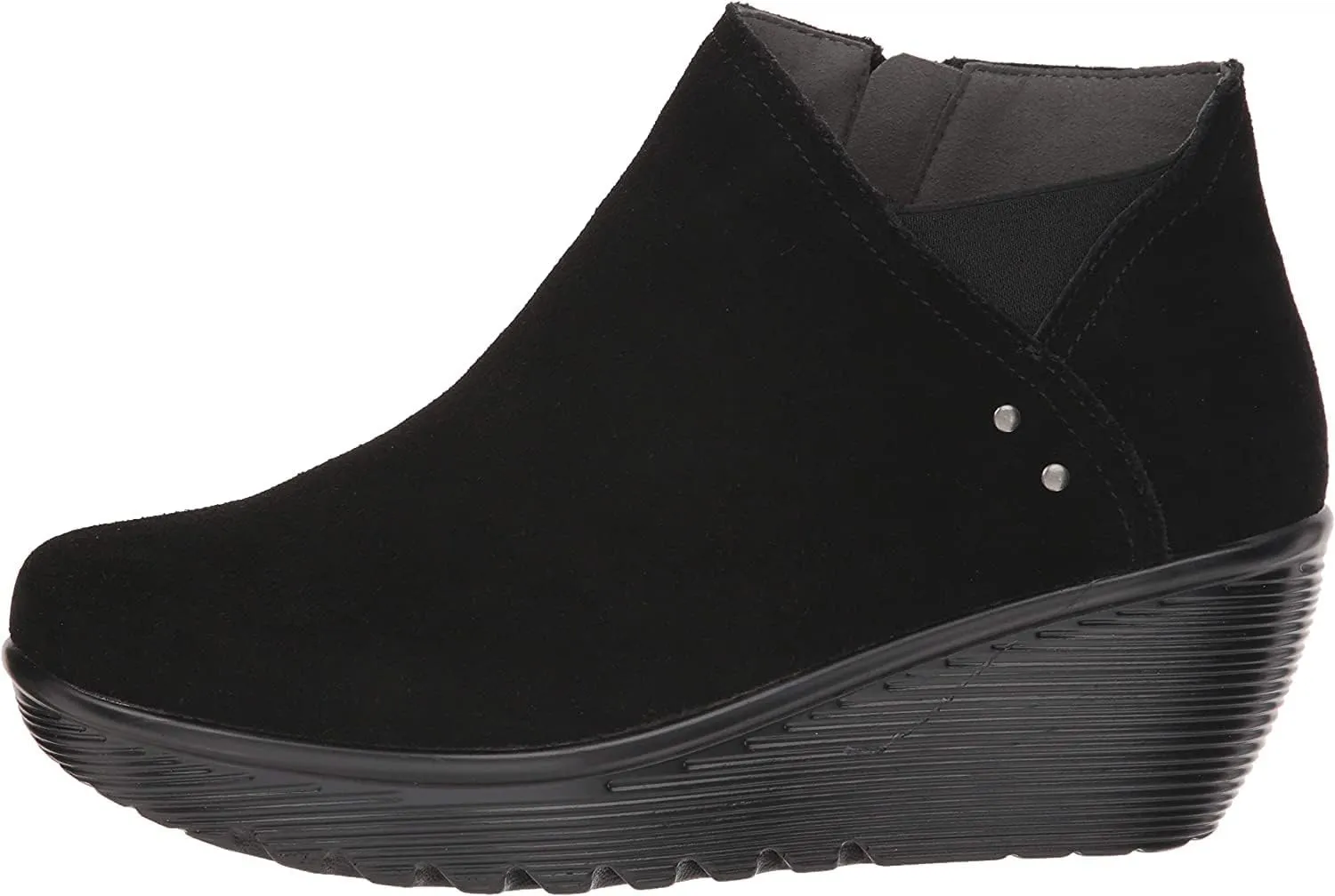 Skechers Women's Parallel Ditto Asymmetrical Collar Suede Bootie