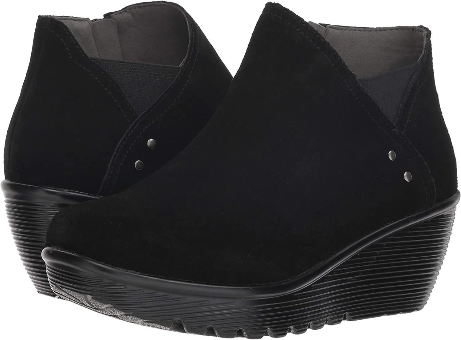 Skechers Women's Parallel Ditto Asymmetrical Collar Suede Bootie