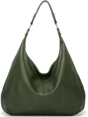 Slouchy Hobo Bags for Women Soft Vegan Leather Designer Shoulder Purses Ladies Top Handle Handbag Slouchy Tote Bag