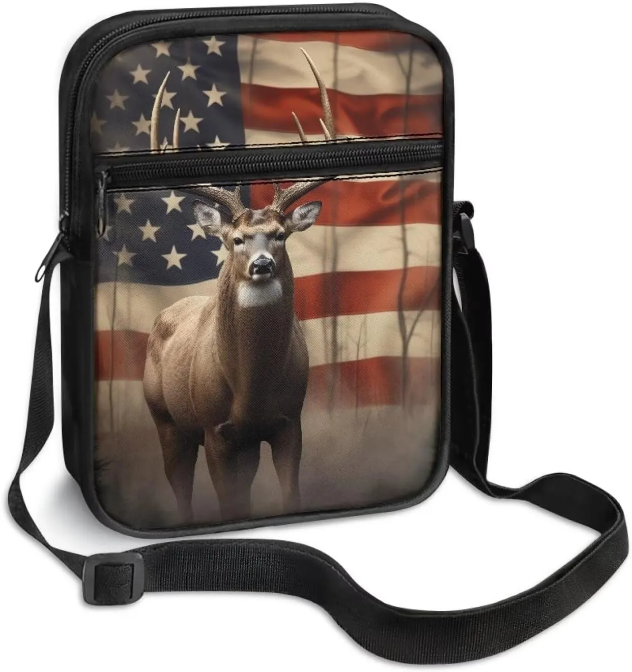 Small Messenger Bag Small Crossbody Bags for Women Men Sling Bag with Adjustable Strap and Pockets