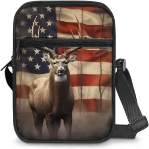 Small Messenger Bag Small Crossbody Bags for Women Men Sling Bag with Adjustable Strap and Pockets