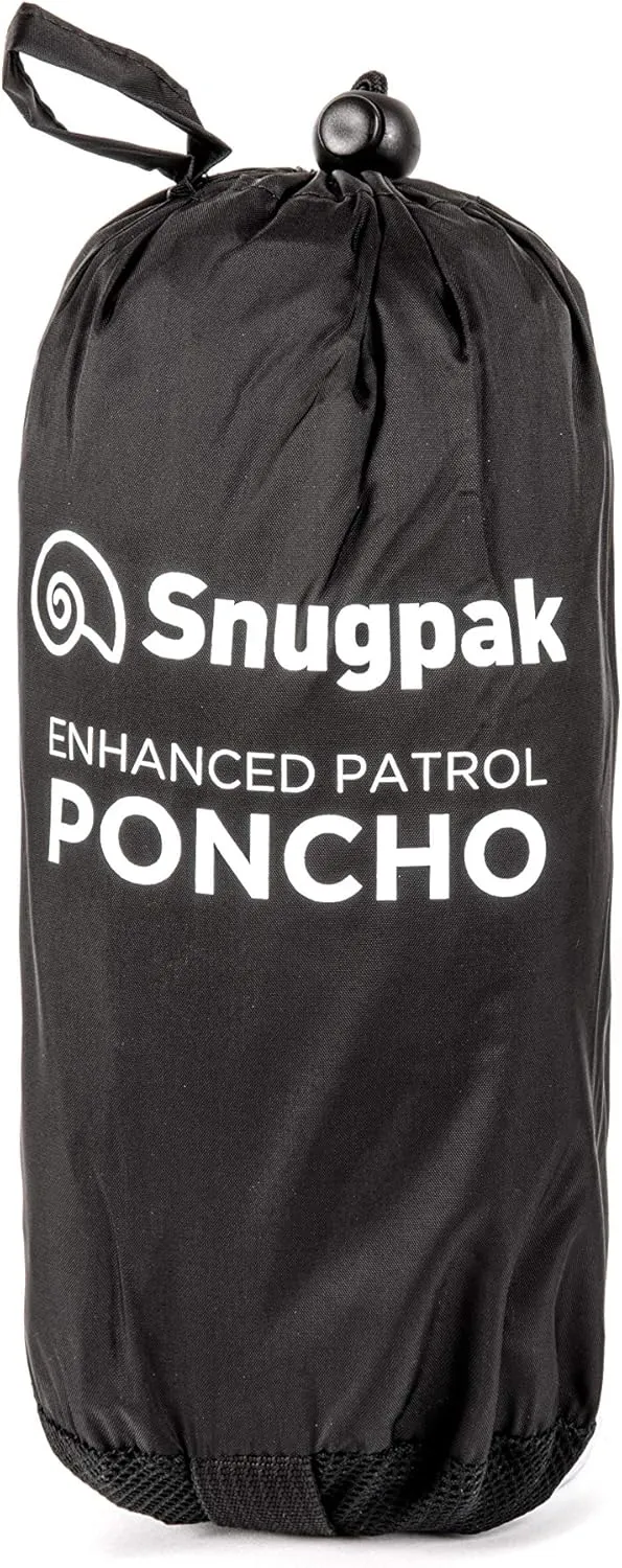Snugpak Patrol Poncho, Waterproof, One Size, Lightweight, Suitable for Hiking, Camping, and Hunting