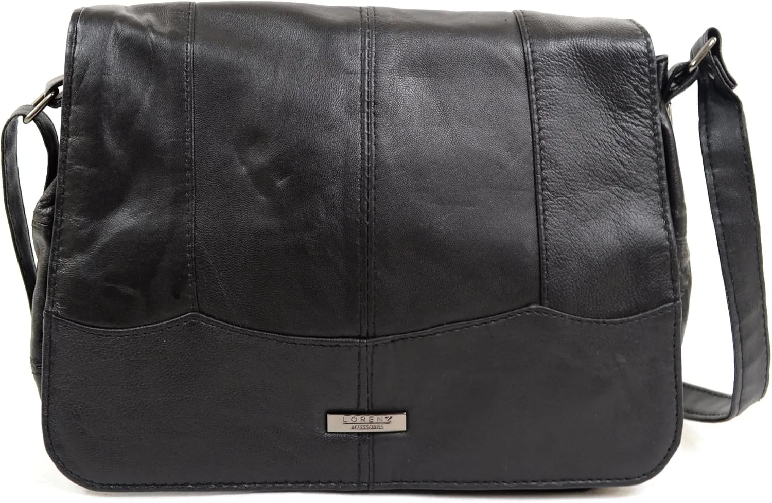 SNUGRUGS Ladies/Womens Small Soft Nappa Leather Practical Handbag/Shoulder Bag