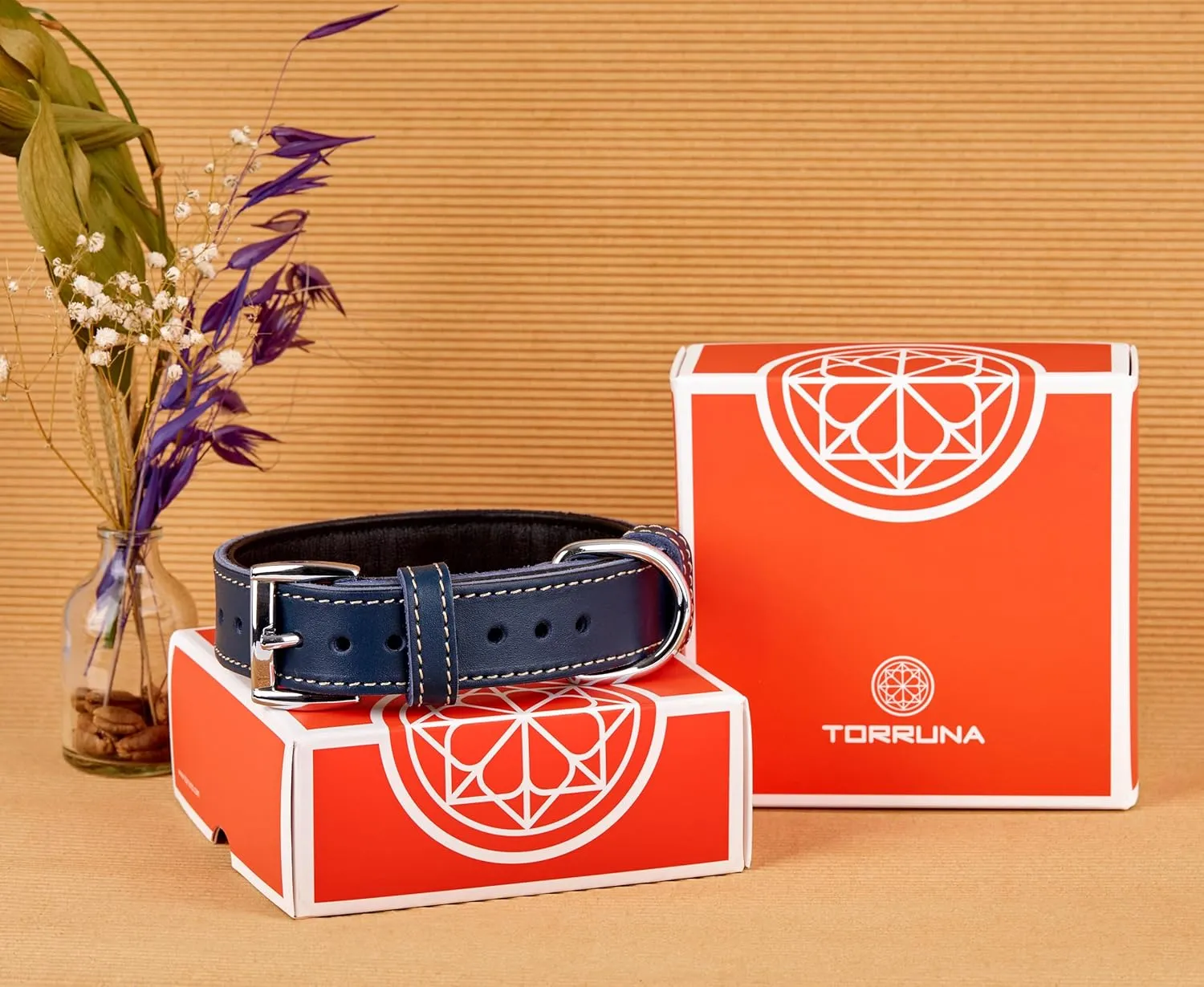 Soft Leather Dog Collar | Dog Collars for Small, Medium and Large Dogs | Durable Heavy Duty Dog Collars