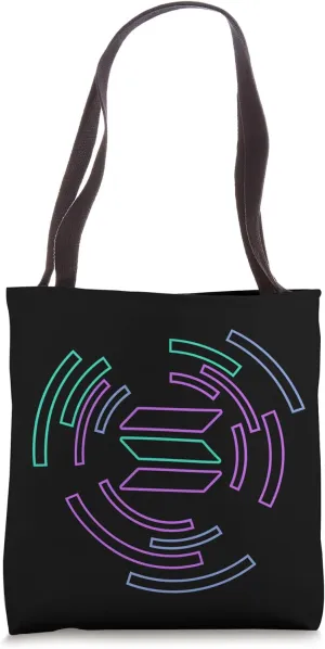 Solana SOL Logo Image Cryptocurrency Mechanical Tote Bag